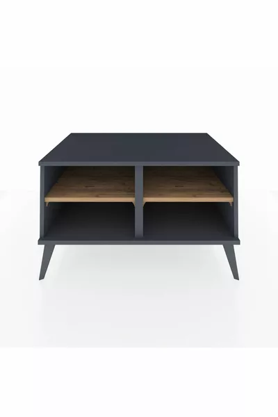 Kronos Dresser 2 Shelves Anthracite-Anthracite/Pine