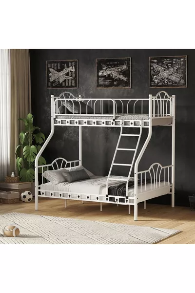 İmaj 3 Kişilik Ebeveyn 3'lü Metal Ranza Beyaz   / 