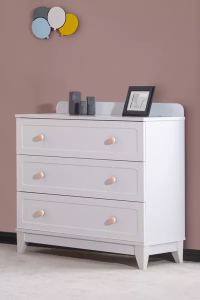 خزانة أدراج، خزانة برلين بثلاثة أدراج - وردي