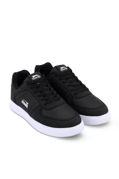 POINT NEW I Chaussures de sport quotidiennes pour femmes Noir / Blanc