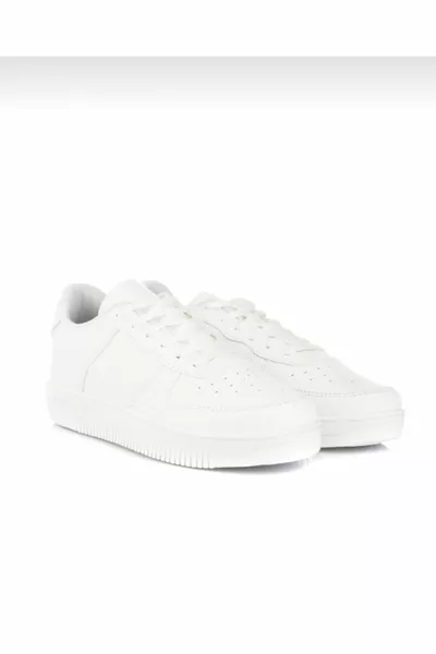 Unisex White Sports Shoes