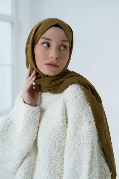 Шарф Neo Pamuk, тёмный бронзовый