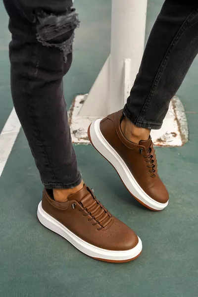 Qhedalvi Herren Sneaker  Tabak