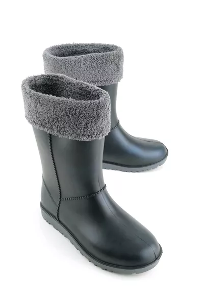 حذاء نسائي يومي شتوي مقاوم للماء مبطن بالفرو من الداخل