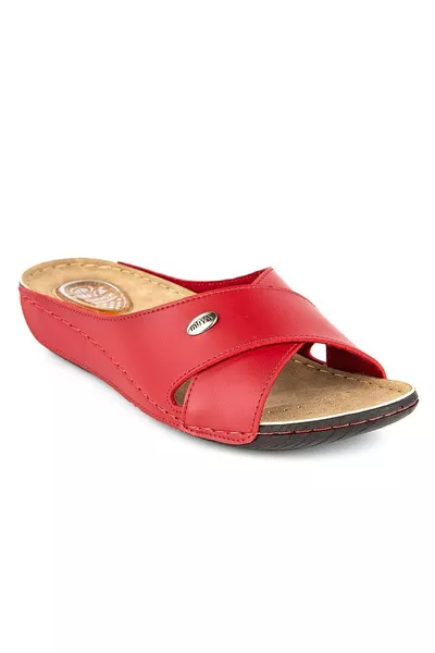 Orthopedix Sandale Femme à Straps avec Gel de Soutien pour Épine Calcanéenne Anatomique 