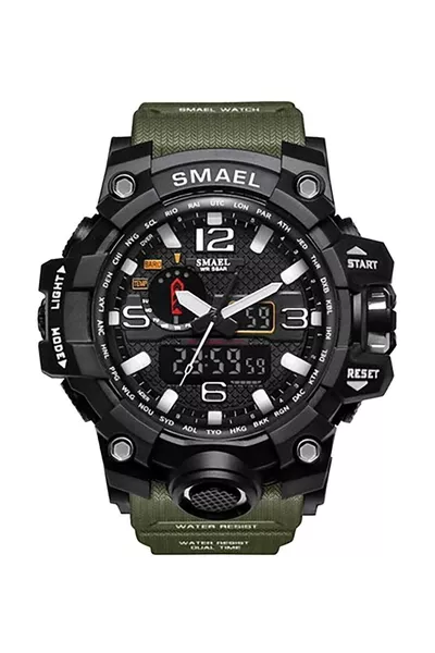 Montre Homme  Vert Militaire Accessoire de Bijoux