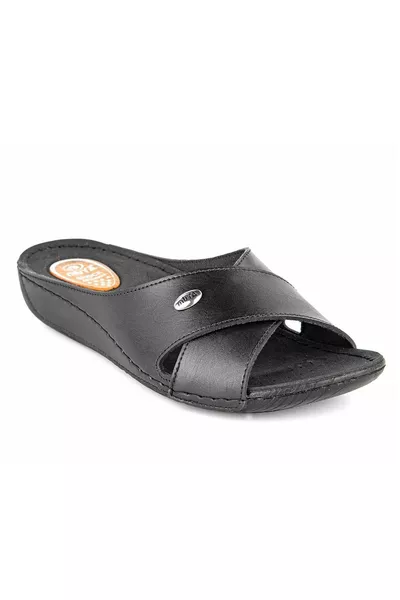 Orthopedix Sandale Femme à Straps avec Gel de Soutien pour Épine Calcanéenne Anatomique 