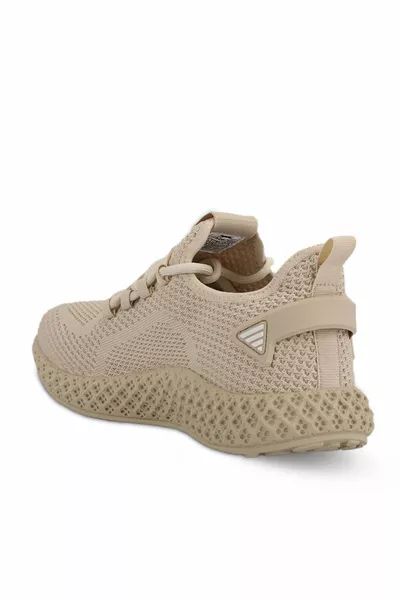 Chaussures de sport ATOMIX pour femmes beige pour course et marche