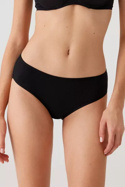 5-Piece Economic Pack  Regular Waist Comfortable Fit Cotton Classic Basic Standard Panties