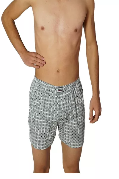 شورت بوكسر رجالي مختلط، عبوة  قطعة، بنقشة نجمة الصباح