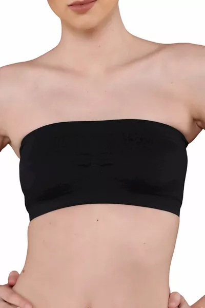 Seamless Padded Shaping Strapless Bustier