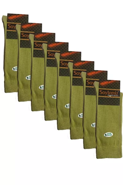 جوارب عسكرية خضراء 8 أزواج طويلة