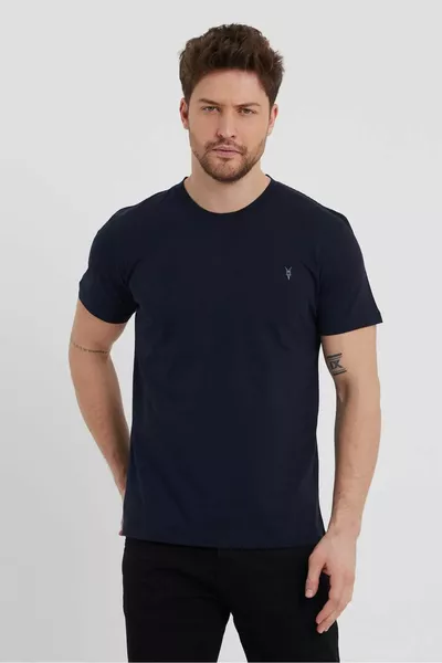 Pacco da 5 T-shirt Uomo Basic in Cotone a Manica Corta