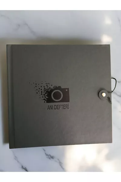 دفتر الملاحظات الأسود (مع العلامة وأقلام الجل)