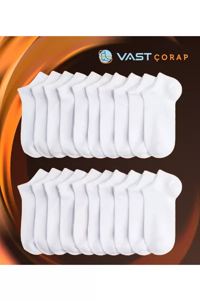 Weiße Patik-Socken  Paar Sparpaket