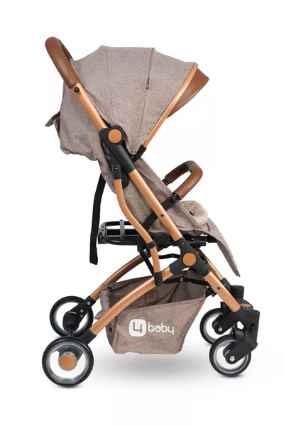 Poussette cabine Drone bébé Or Café