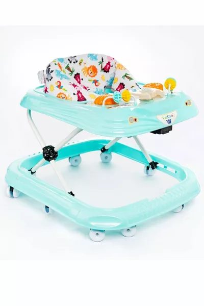 مشيّة أطفال بمستويات 3 مزودة بالألعاب والألحان والأضواء