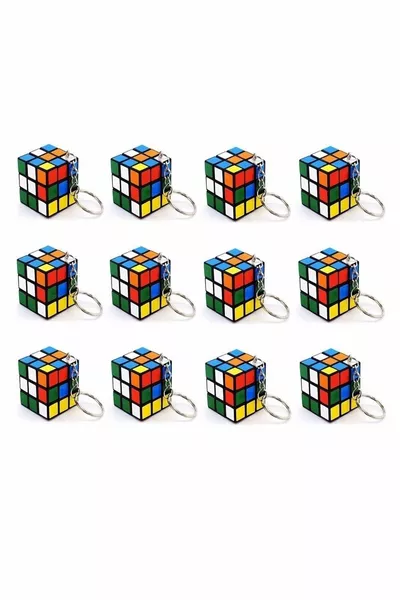 Stuks Mini Rubik Slimme Kubus (geduldskubus) Sleutelhanger
