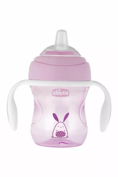 Verre de transition à embout souple Fille 4 mois
