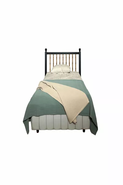 Pera Wood MDF Headboard 1 meter | Riviera and Black Color