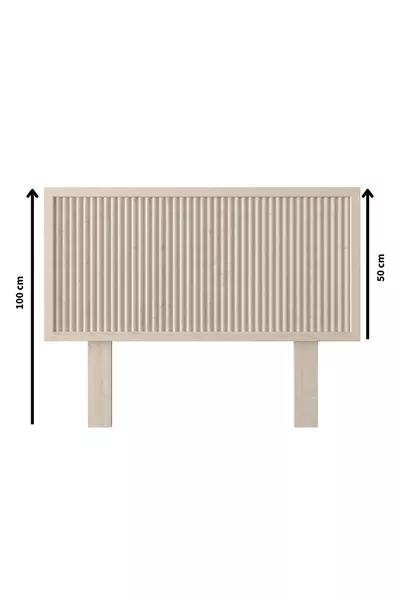 Ebruli Model Gelakte Houten Eenpersoons Hoofdbord (VERTICAAL)