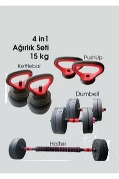 Dynamic Dumbbell + Kettlebell + Barbell Kg Weight Set