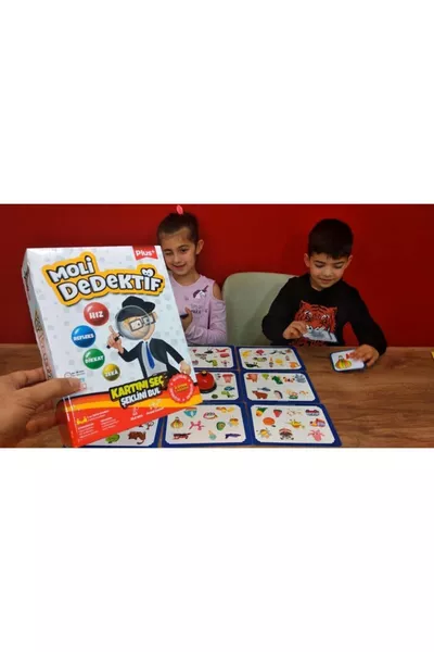 Moli Detective – 2 Giochi in 1 – Gioco Educativo, di Intelligenza e Strategia