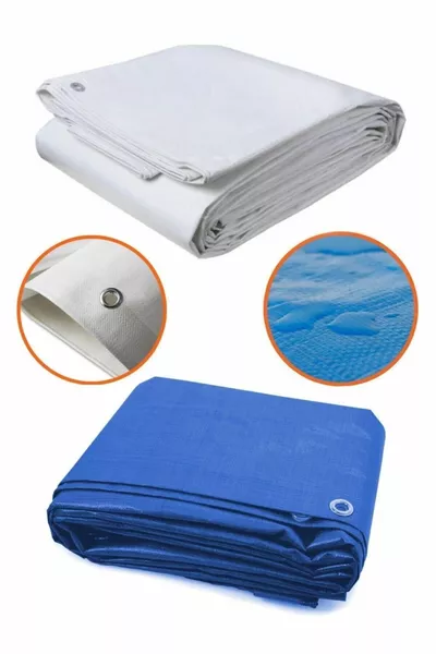 متر من قماش الخيمة الأبيض، بساط التخييم، مظلة مقاومة للماء والغبار