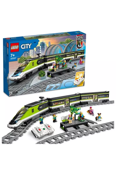 ® City Express Passenger Train + Creative Toy Building Set (Piece)