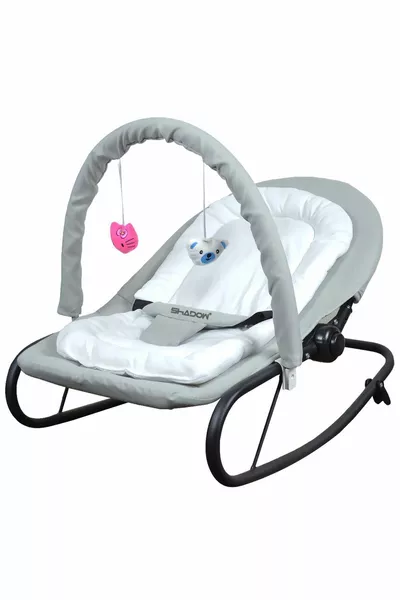 Soft Babyschaukel - Kommt Fertig Aufgebaut - Schaukelt - 4 Stufen - Muttersprache Einstellbar