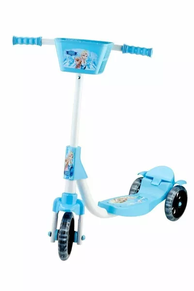 سكوتر أطفال ثلاثي العجلات مع فرامل بفروزن إلسا ملكة الثلج 3 (بقدرة حمل كغ)