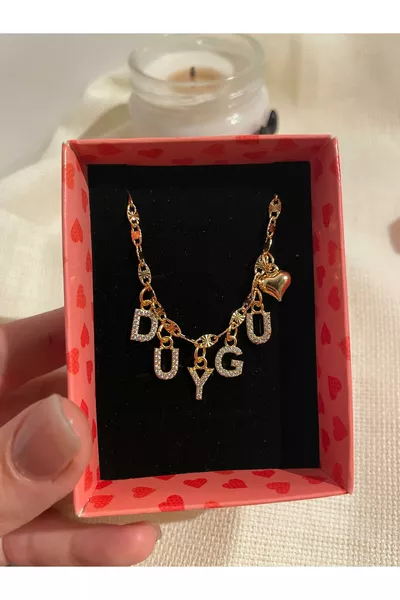 Персонализирано стоманено колие с име (3-4-5 букви)