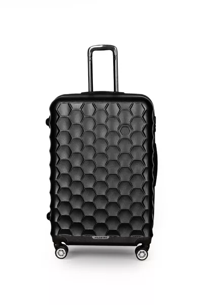 Petek Model Siyah Renk Büyük Boy Valiz Bavul