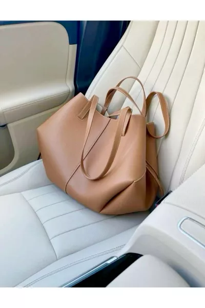 حقيبة نسائية صغيرة من سايم بنية على بنترست