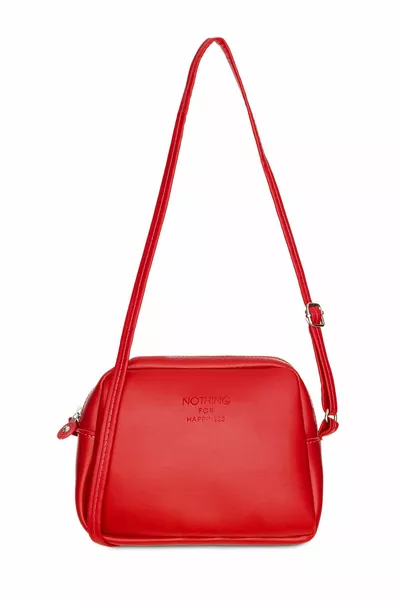 حقيبة نسائية صغيرة عصرية بحزام كروس قابل للتعديل بسحاب، يمكن حملها باليد أو على الكتف