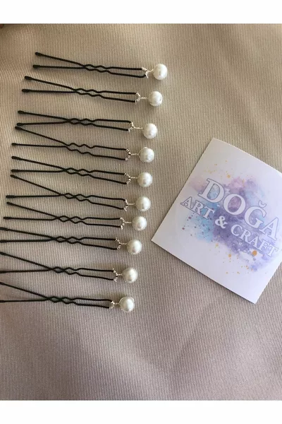 Pièce - Barrette à perles de grande taille