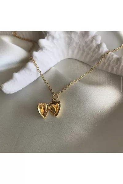 Herzhalskette mit minimalem Anhänger