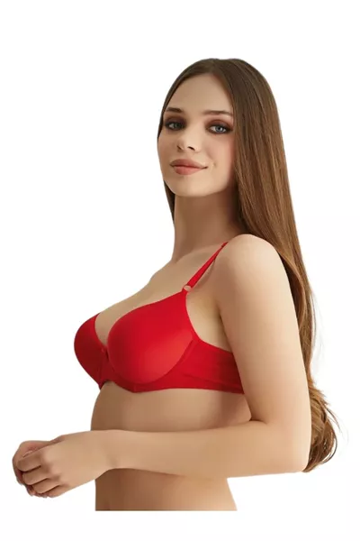 حمالة صدر يومية نسائية مبطنة من القماش الدقيق مع سلك