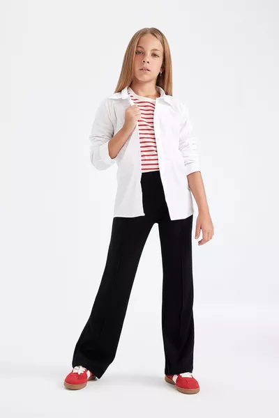 Mädchen Langarmhemd für den . April