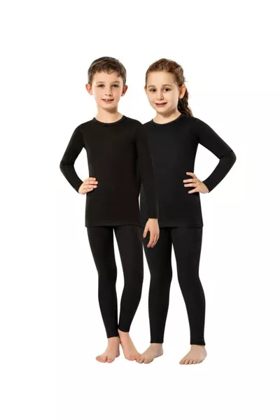 Thermal Boys' Top and Bottom Underwear-Leggings Set