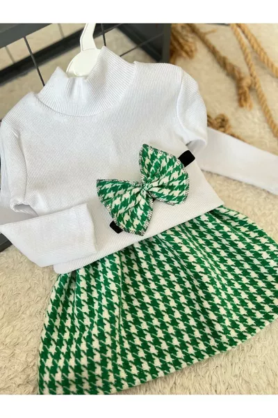 Baby Kinder Unfallrock Bluse Bandana Set