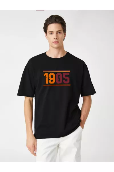 Unisex Oversized T-shirt Geel Rood  Ontwerp Korte Mouw T-shirt Zomerse T-shirt