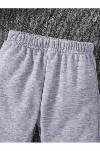 Kids Oversized Hoodie and Sweatpants Set Basic Cotton Lined