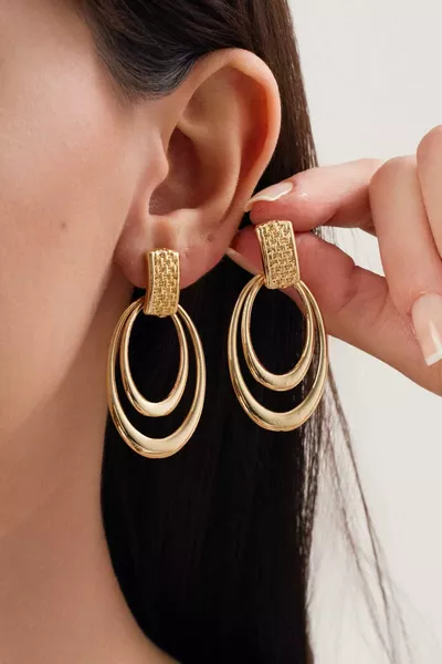 Women's Dangling Vintage Hoop Earrings