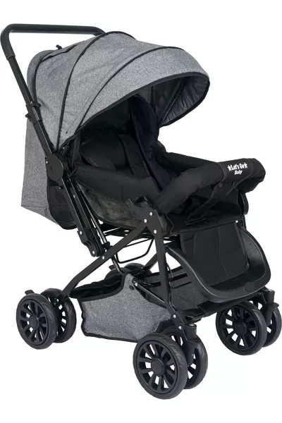 Çift Yönlü Bebek Arabası Bebek Puset Dayanıklı Katlanabilir