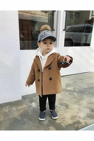 Cappotto in lana per bambini & neonati