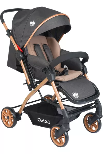 Aqua Dual-Mode Baby Stroller Bassinet Bag Crib Deal Set Anthracite