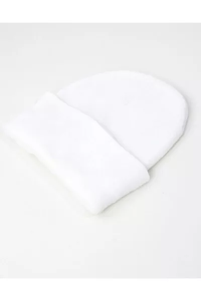 Unisex Basic Barett Weiß