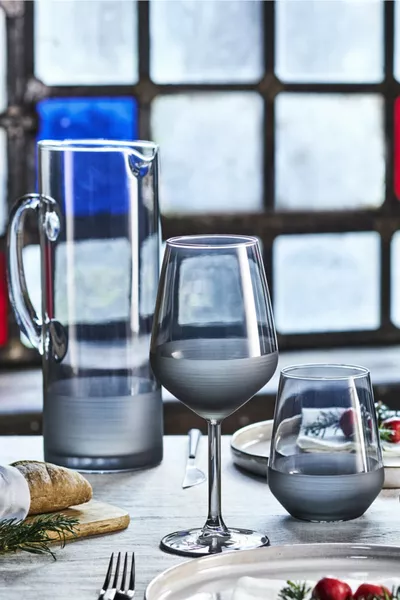 طقم 6 كؤوس ماء مات أزرق  سم³