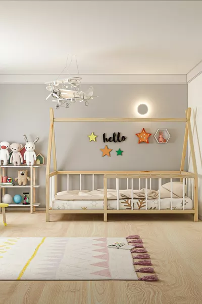 GİVAYO WOOD'S EDDİE AHŞAP BEBEK ÇOCUK MONTESSORİ YATAK
